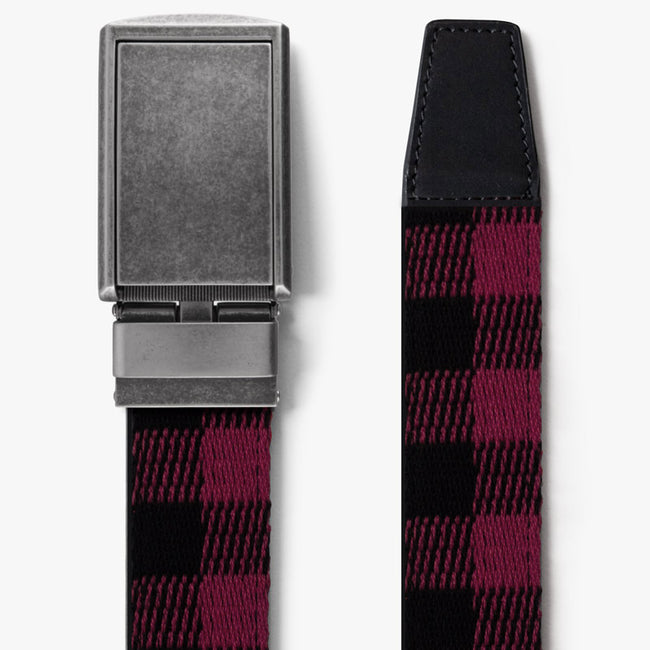 Buffalo Check Canvas Belt