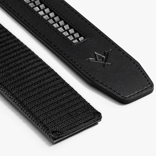 Wide Black Nylon Gun Belt | Ratchet Belt without Holes  display picture 3
