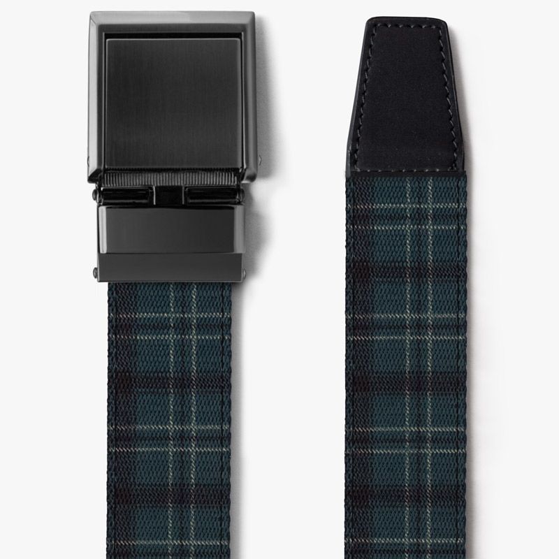 Highland Plaid Canvas Belt