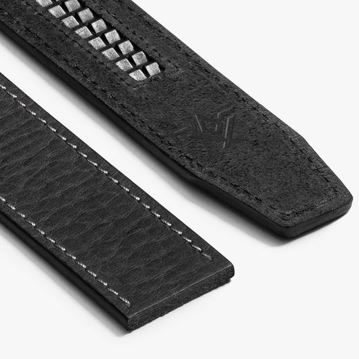 Ash Full Grain Leather Belt | Ratchet Belt without Holes Adjustable ...