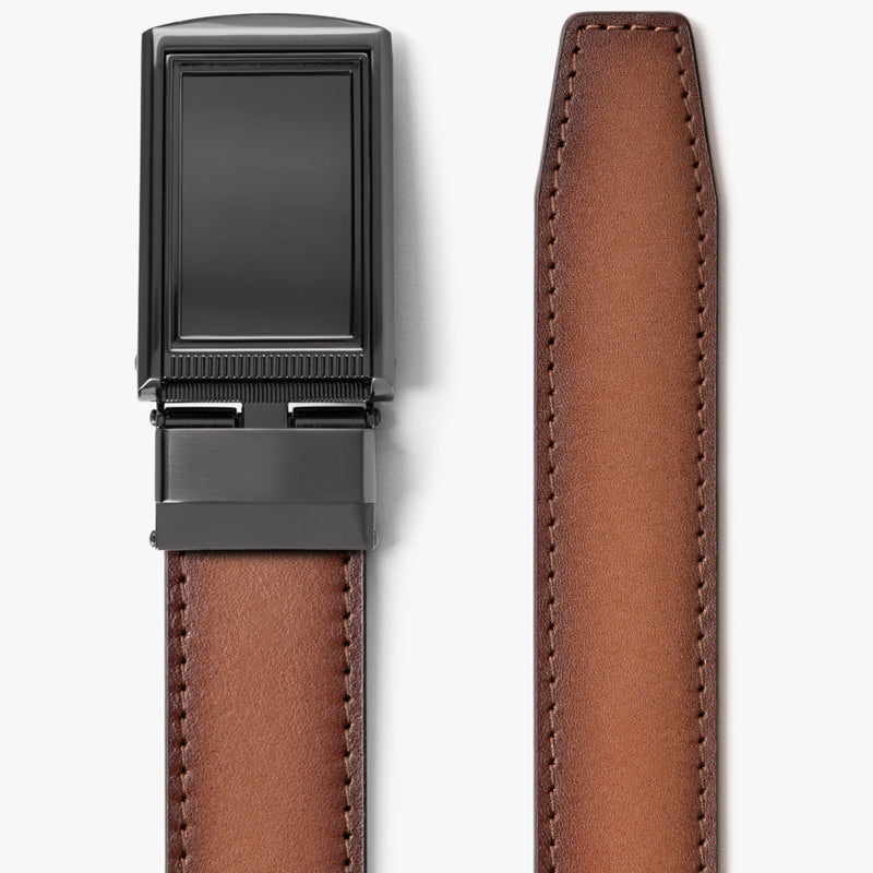 Adobe Full Grain Leather Belt | Mens Brown Belts | Ratchet Belt