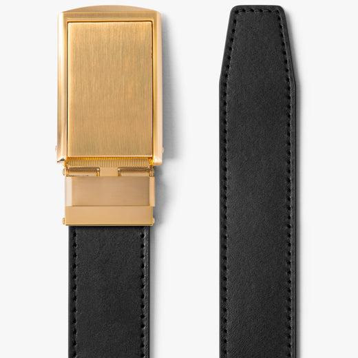 Onyx Black Full Grain Leather Belt | Fast Shipping, Free Exchanges ...