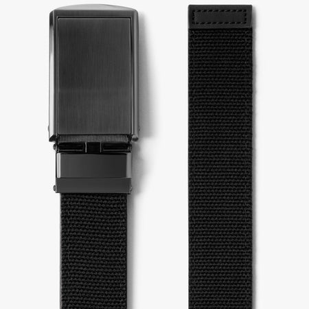 Black Canvas Belt | Black Ratchet SlideBelts Belt Web Belt Survival | | Belt Shop Belt without Now Holes | Adjustable