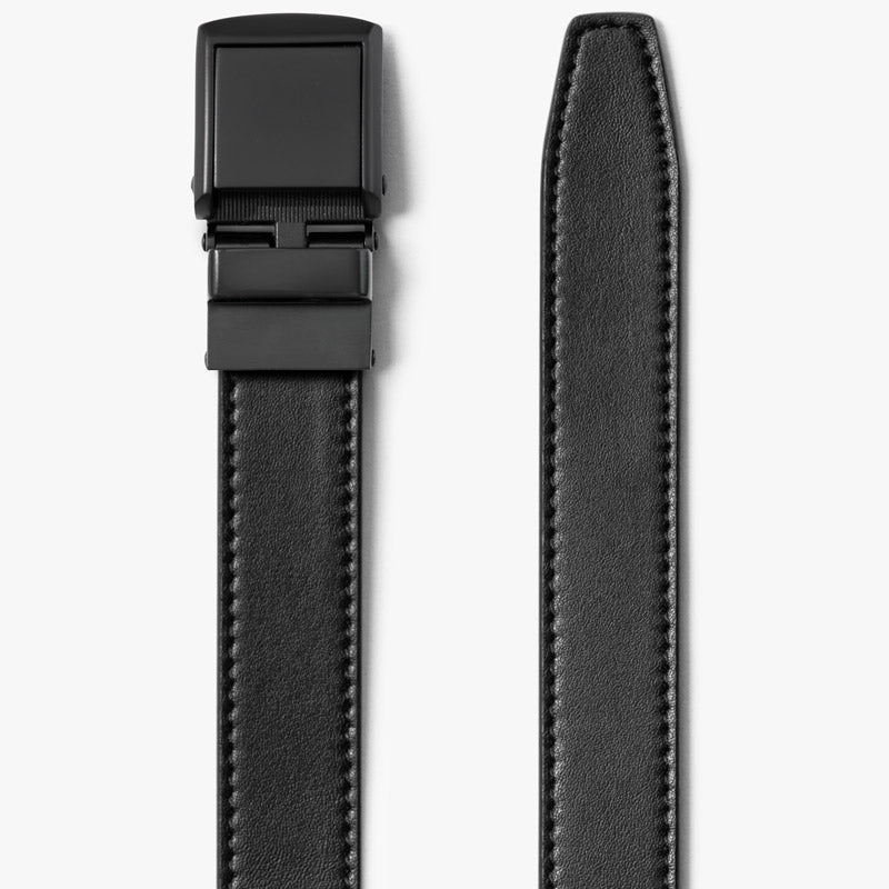 Skinny Reversible Belt - Black