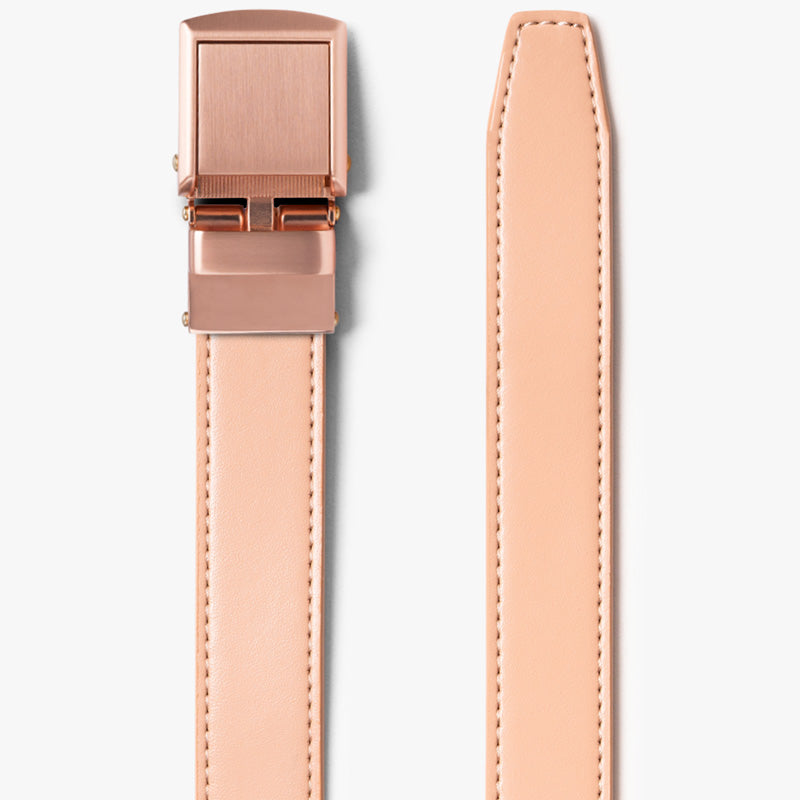 Thin rose gold outlet belt