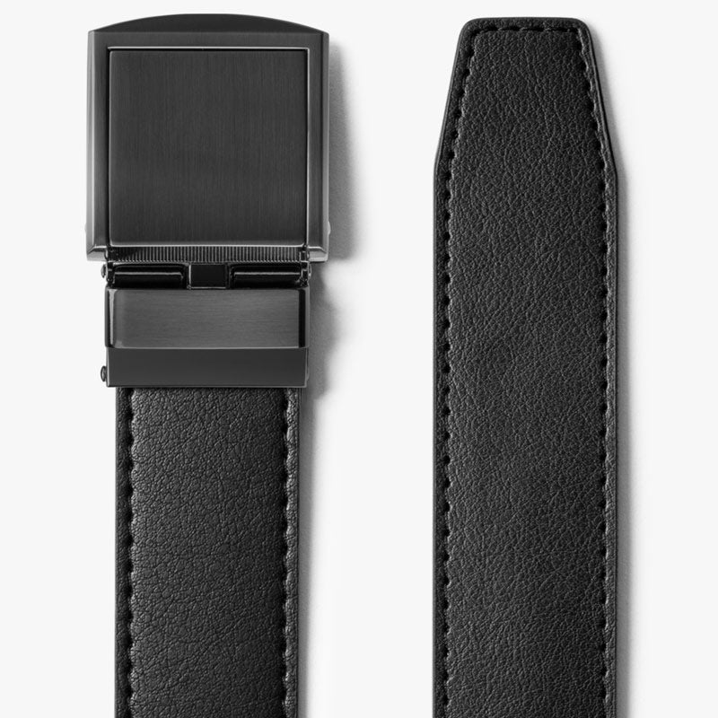 Wide Black Belt | Ratchet Belt without Holes Adjustable Belt Wide Black Belt | Ratchet Belt without Holes Adjustable Belt