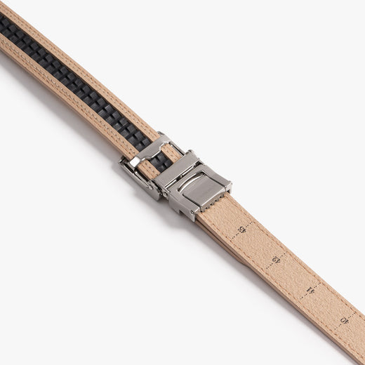 Beige Skinny Belt Beige Leather Belt Fast Shipping, 1 Year Warranty Ratchet Belt without